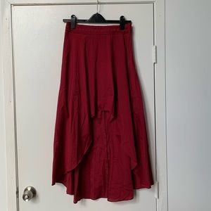 Ark & Co high-low skirt
